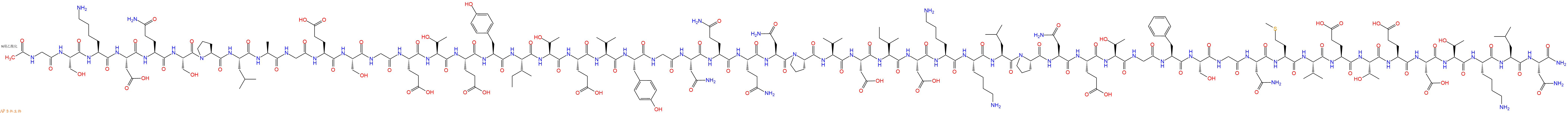 专肽生物产品Ac-Gly-Ser-Lys-Asp-Gln-Ser-Pro-Leu-Ala-Gly-Glu-Ser-Gly-Glu-Thr-Glu-Tyr-Ile-Thr-Glu-Val-Tyr-Gly-Asn-Gln-Gln-Asn-Pro-Val-Asp-Ile-Asp-Lys-Lys-Leu-Pro-Asn-Glu-Thr-Gly-Phe-Ser-Gly-Asn-Met-Val-Glu-Thr-Glu-Asp-Thr-Lys-Leu-Asn-NH2