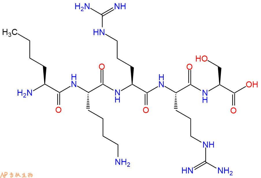 专肽生物产品H2N-Nle-Lys-Arg-Arg-Ser-COOH