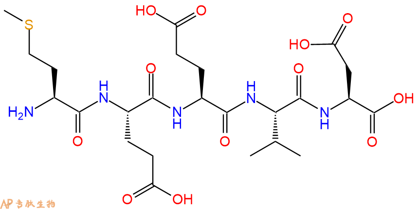专肽生物产品H2N-Met-Glu-Glu-Val-Asp-COOH