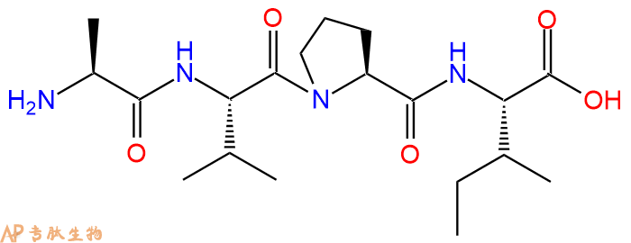 专肽生物产品H2N-Ala-Val-Pro-Ile-COOH