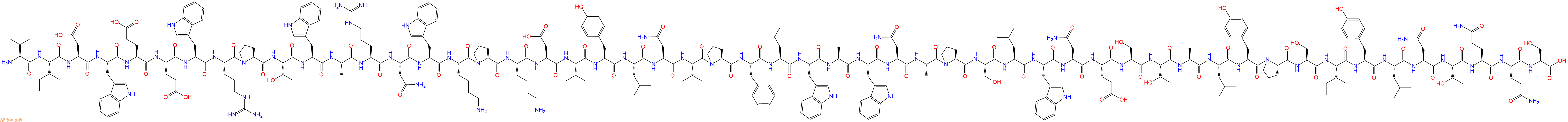 专肽生物产品H2N-Val-Ile-Asp-Trp-Glu-Glu-Trp-Arg-Pro-Thr-Trp-Ala-Arg-Asn-Trp-Lys-Pro-Lys-Asp-Val-Tyr-Leu-Asn-Val-Pro-Phe-Leu-Trp-Ala-Trp-Asn-Ala-Pro-Ser-Leu-Trp-Asn-Glu-Ser-Thr-Ala-Leu-Tyr-Pro-Ser-Ile-Tyr-Leu-Asn-Thr-Gln-Gln-Ser-COOH