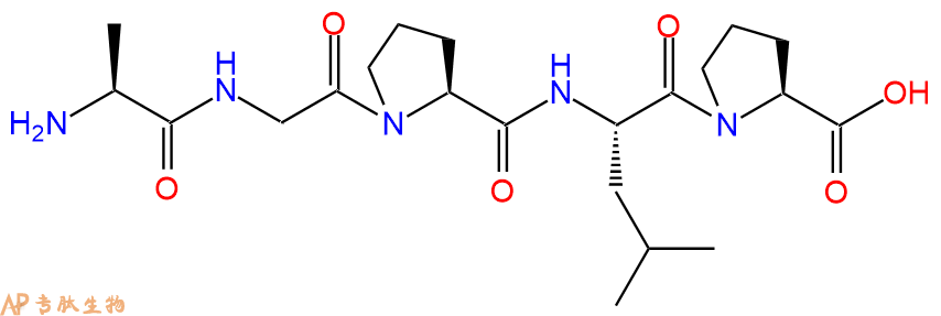 专肽生物产品H2N-Ala-Gly-Pro-Leu-Pro-COOH