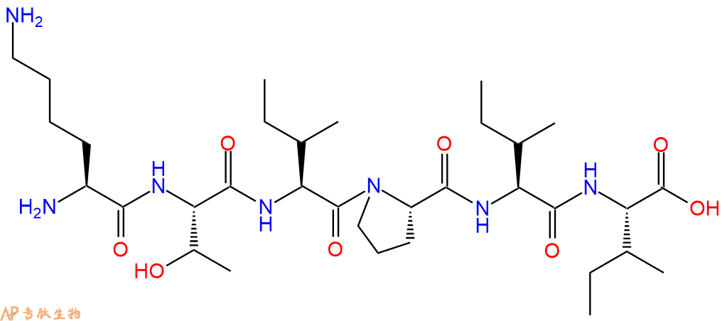 专肽生物产品H2N-Lys-Thr-Ile-Pro-Ile-Ile-COOH
