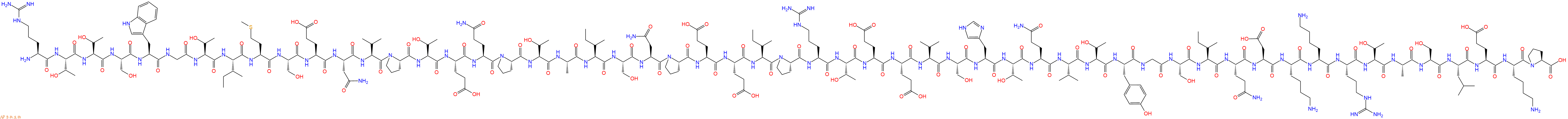 专肽生物产品H2N-Arg-Thr-Thr-Ser-Trp-Gly-Thr-Ile-Met-Ser-Glu-Asn-Val-Pro-Thr-Glu-Gln-Pro-Thr-Ala-Ile-Ser-Asn-Pro-Glu-Glu-Ile-Pro-Arg-Thr-Glu-Glu-Val-Ser-His-Thr-Gln-Val-Thr-Tyr-Gly-Ser-Ile-Gln-Asp-Lys-Lys-Arg-Thr-Ala-Ser-Leu-Glu-Lys-Pro-COOH