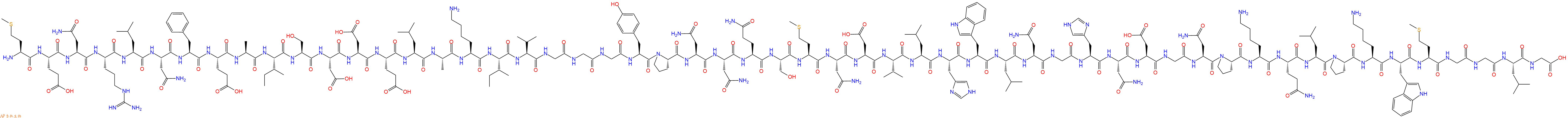 专肽生物产品H2N-Met-Glu-Asn-Arg-Leu-Asn-Phe-Glu-Ala-Ile-Ser-Asp-Asp-Glu-Leu-Ala-Lys-Ile-Val-Gly-Gly-Gly-Tyr-Pro-Asn-Asn-Gln-Ser-Met-Asn-Asp-Val-Leu-His-Trp-Leu-Asn-Gly-His-Asn-Asp-Gly-Asn-Pro-Lys-Gln-Leu-Pro-Lys-Trp-Met-Gly-Gly-Leu-Gly-COOH