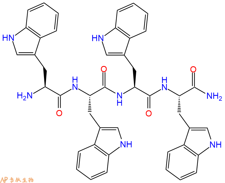 专肽生物产品H2N-Trp-Trp-Trp-Trp-NH2