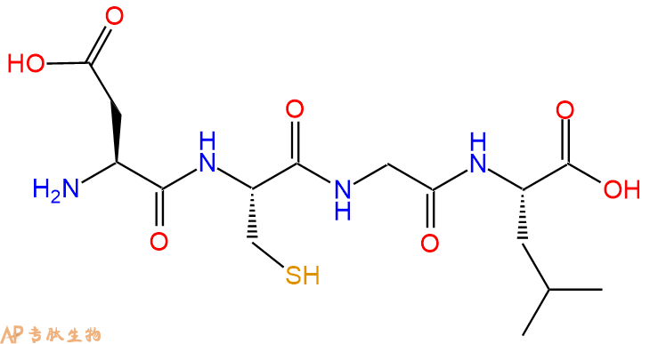 专肽生物产品H2N-Asp-Cys-Gly-Leu-COOH