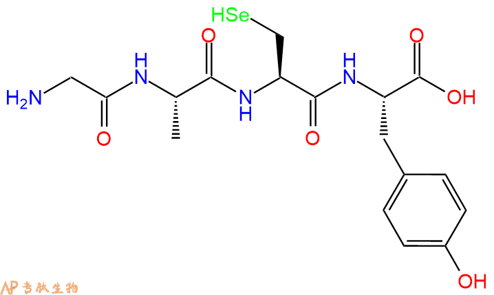 专肽生物产品H2N-Gly-Ala-Sec-Tyr-COOH