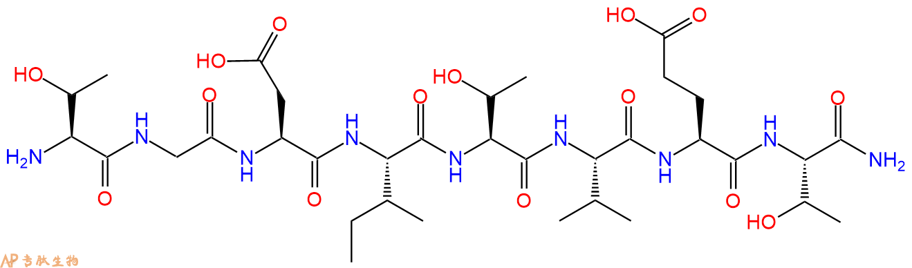 专肽生物产品H2N-Thr-Gly-Asp-Ile-Thr-Val-Glu-Thr-NH2