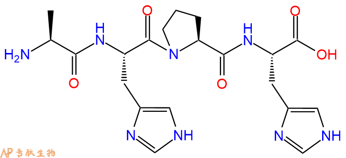 专肽生物产品H2N-Ala-His-Pro-His-COOH
