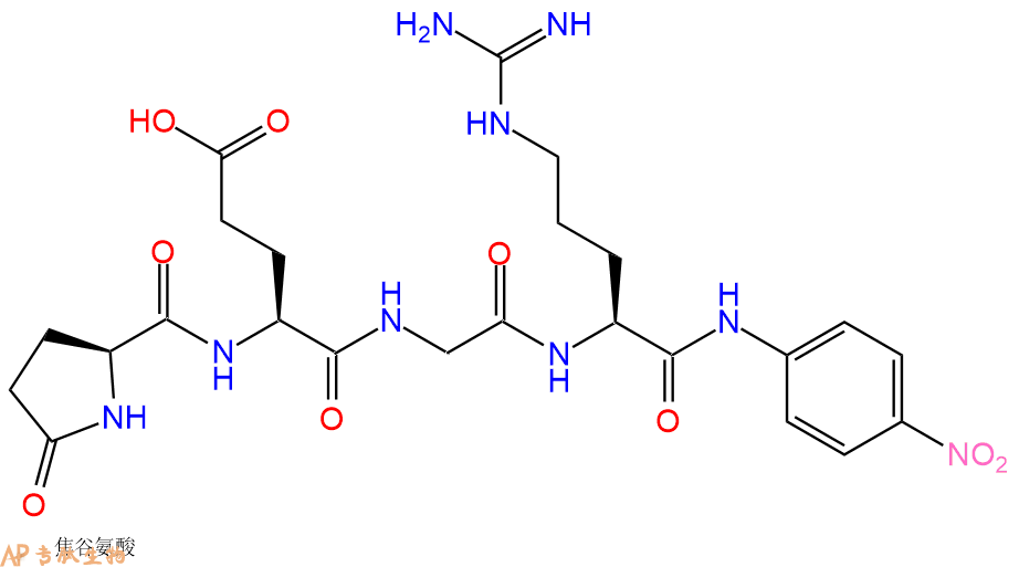 专肽生物产品Pyr-Glu-Gly-Arg-pNA