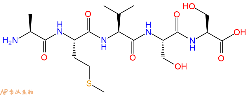 专肽生物产品H2N-Ala-Met-Val-Ser-Ser-COOH