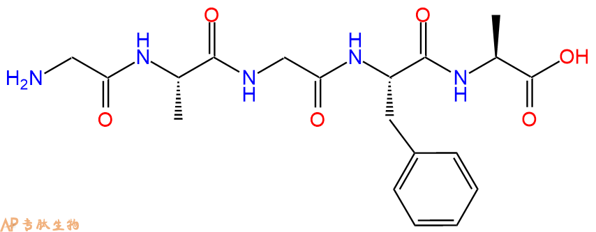 专肽生物产品H2N-Gly-Ala-Gly-Phe-Ala-COOH