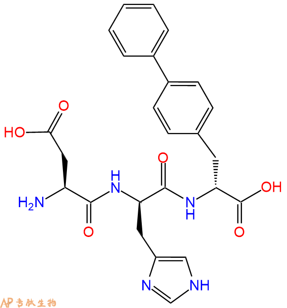 专肽生物产品H2N-Asp-DHis-DBip-COOH