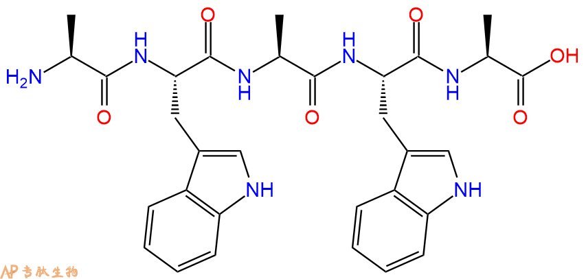 专肽生物产品H2N-Ala-Trp-Ala-Trp-Ala-COOH
