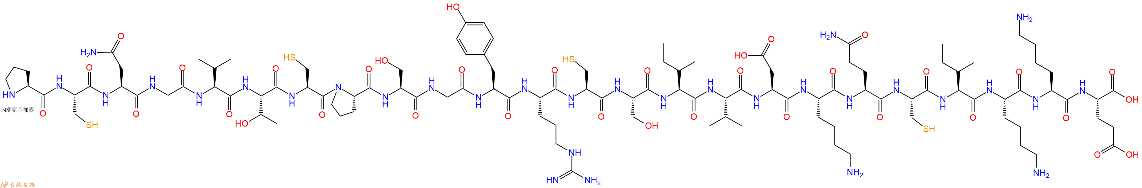 专肽生物产品H2N-Pro-Cys-Asn-Gly-Val-Thr-Cys-Pro-Ser-Gly-Tyr-Arg-Cys-Ser-Ile-Val-Asp-Lys-Gln-Cys-Ile-Lys-Lys-Glu-COOH