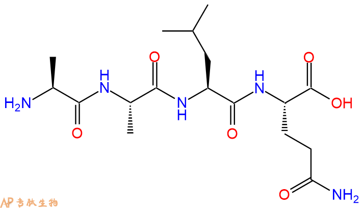 专肽生物产品H2N-Ala-Ala-Leu-Gln-COOH