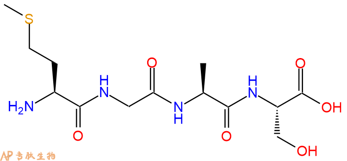 专肽生物产品H2N-Met-Gly-Ala-Ser-COOH