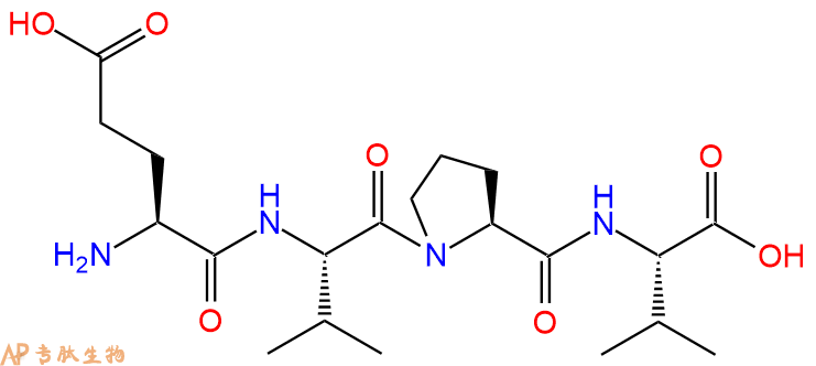 专肽生物产品H2N-Glu-Val-Pro-Val-COOH