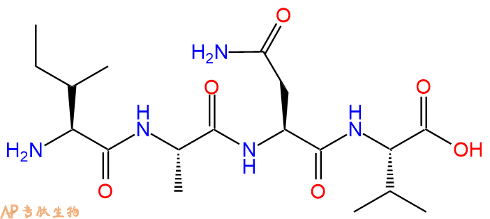 专肽生物产品H2N-Ile-Ala-Asn-Val-COOH