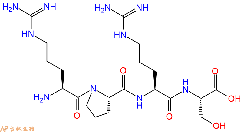 专肽生物产品H2N-Arg-Pro-Arg-Ser-COOH