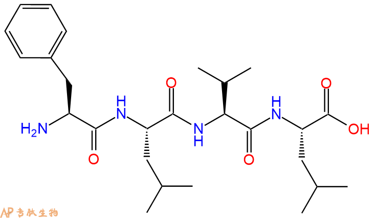 专肽生物产品H2N-Phe-Leu-Val-Leu-COOH