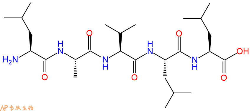 专肽生物产品H2N-Leu-Ala-Val-Leu-Leu-COOH