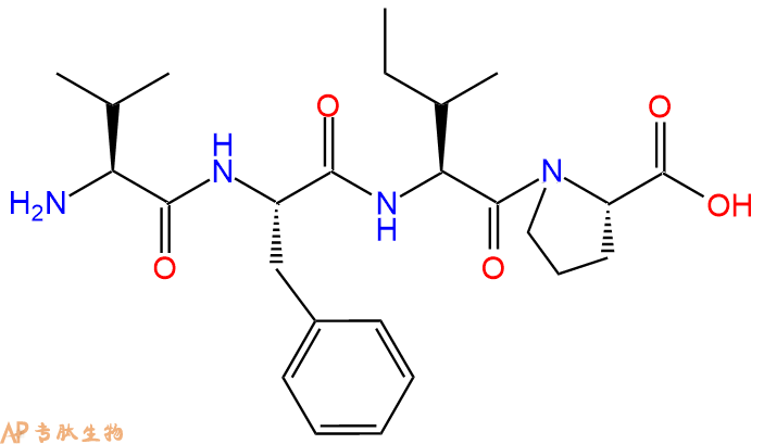 专肽生物产品H2N-Val-Phe-Ile-Pro-COOH