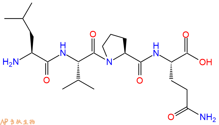 专肽生物产品H2N-Leu-Val-Pro-Gln-COOH