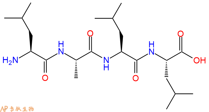 专肽生物产品H2N-Leu-Ala-Leu-Leu-COOH