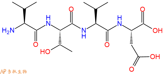 专肽生物产品H2N-Val-Thr-Val-Asp-COOH