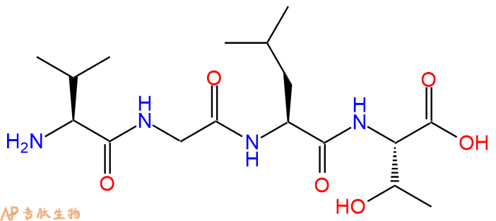 专肽生物产品H2N-Val-Gly-Leu-Thr-COOH