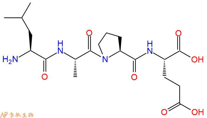 专肽生物产品H2N-Leu-Ala-Pro-Glu-COOH