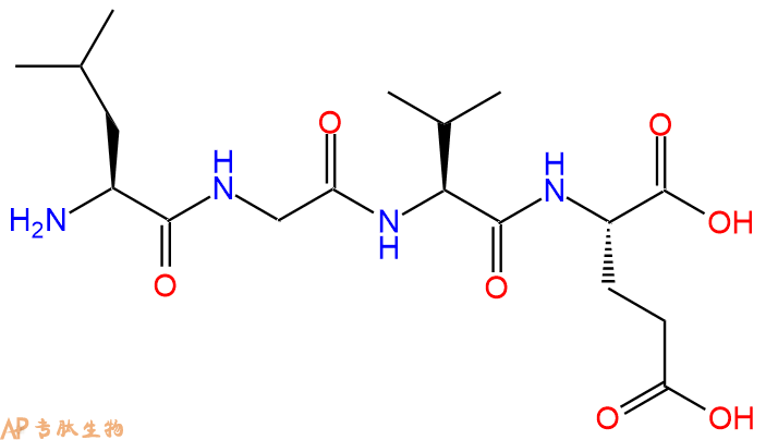 专肽生物产品H2N-Leu-Gly-Val-Glu-COOH