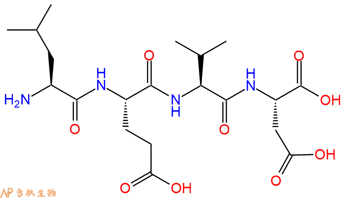 专肽生物产品H2N-Leu-Glu-Val-Asp-COOH