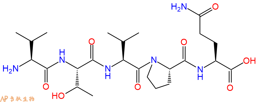 专肽生物产品H2N-Val-Thr-Val-Pro-Gln-COOH