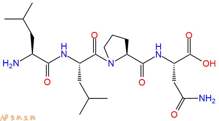 专肽生物产品H2N-Leu-Leu-Pro-Asn-COOH