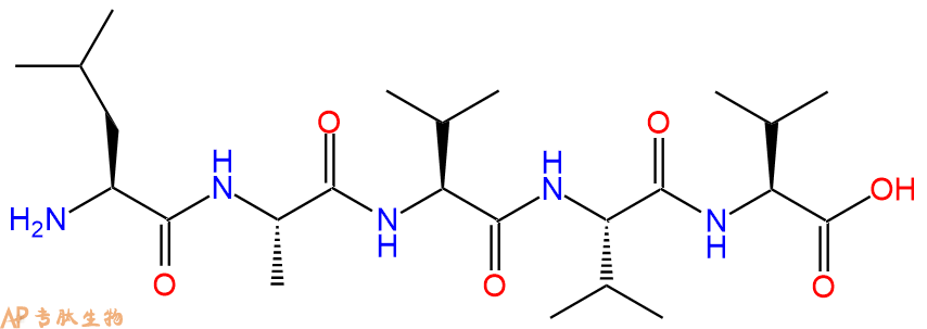 专肽生物产品H2N-Leu-Ala-Val-Val-Val-COOH