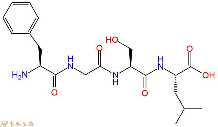 专肽生物产品H2N-Phe-Gly-Ser-Leu-COOH