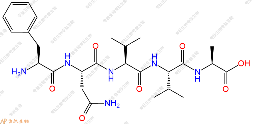 专肽生物产品H2N-Phe-Asn-Val-Val-Ala-COOH
