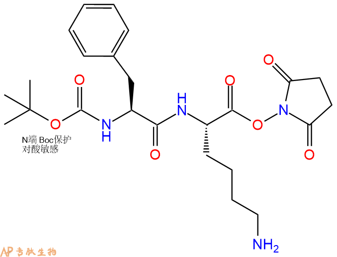 专肽生物产品Boc-Phe-Lys-NHS