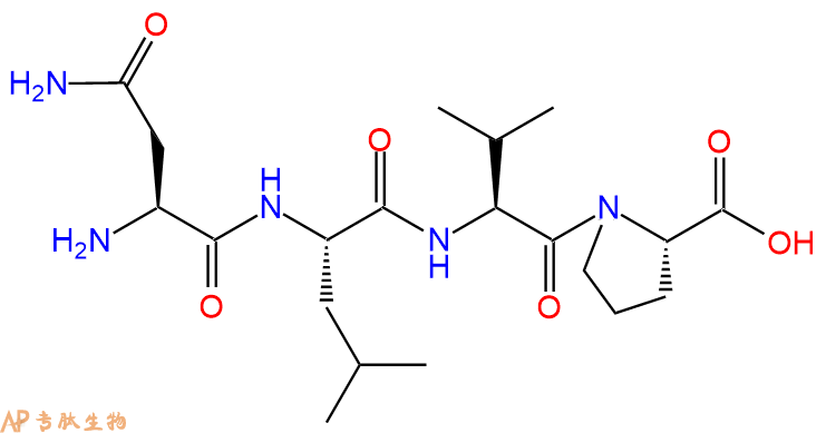 专肽生物产品H2N-Asn-Leu-Val-Pro-COOH