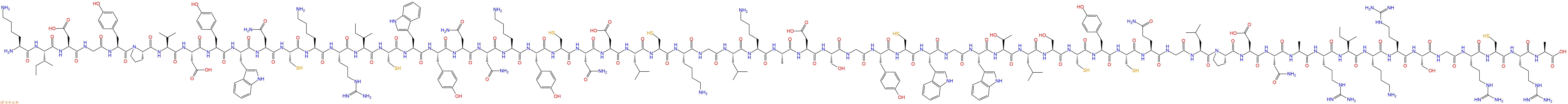 专肽生物产品H2N-Lys-Ile-Asp-Gly-Tyr-Pro-Val-Asp-Tyr-Trp-Asn-Cys-Lys-Arg-Ile-Cys-Trp-Tyr-Asn-Asn-Lys-Tyr-Cys-Asn-Asp-Leu-Cys-Lys-Gly-Leu-Lys-Ala-Asp-Ser-Gly-Tyr-Cys-Trp-Gly-Trp-Thr-Leu-Ser-Cys-Tyr-Cys-Gln-Gly-Leu-Pro-Asp-Asn-Ala-Arg-Ile-Lys-Arg-Ser-Gly-Arg-Cys-Arg-Ala-