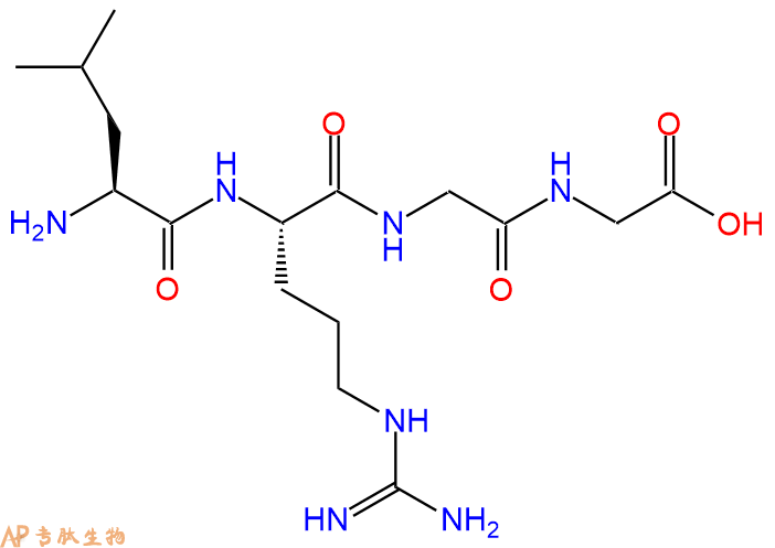 专肽生物产品H2N-Leu-Arg-Gly-Gly-COOH