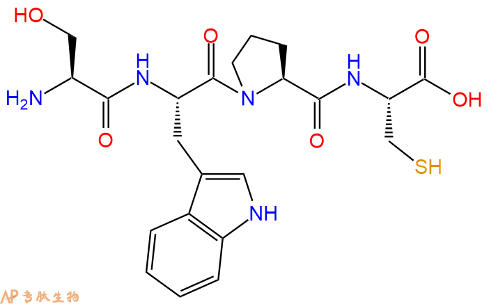 专肽生物产品H2N-Ser-Trp-Pro-Cys-COOH