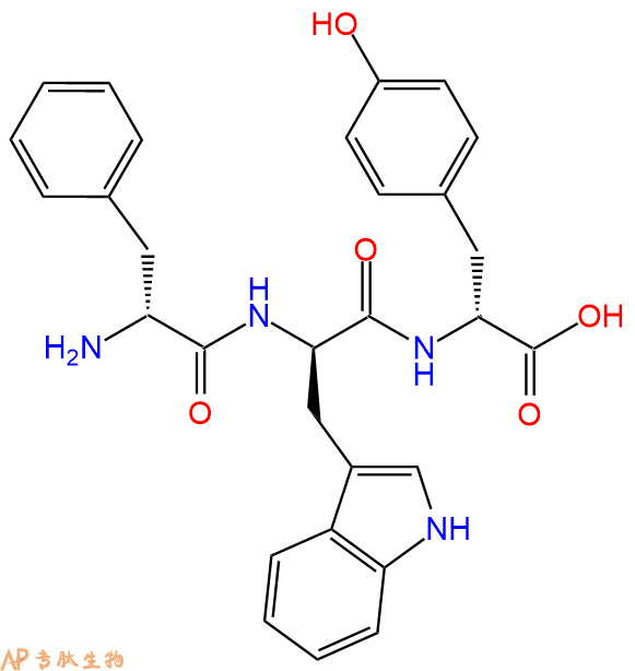 专肽生物产品H2N-DPhe-DTrp-DTyr-COOH