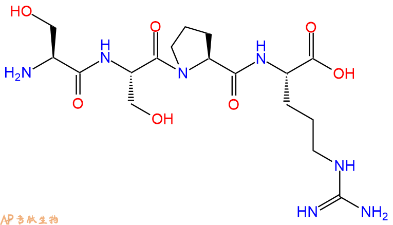 专肽生物产品H2N-Ser-Ser-Pro-Arg-COOH