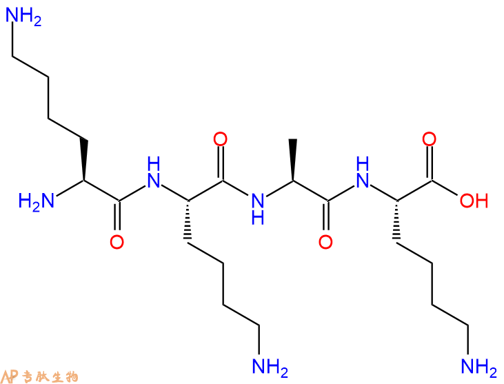 专肽生物产品H2N-Lys-Lys-Ala-Lys-COOH