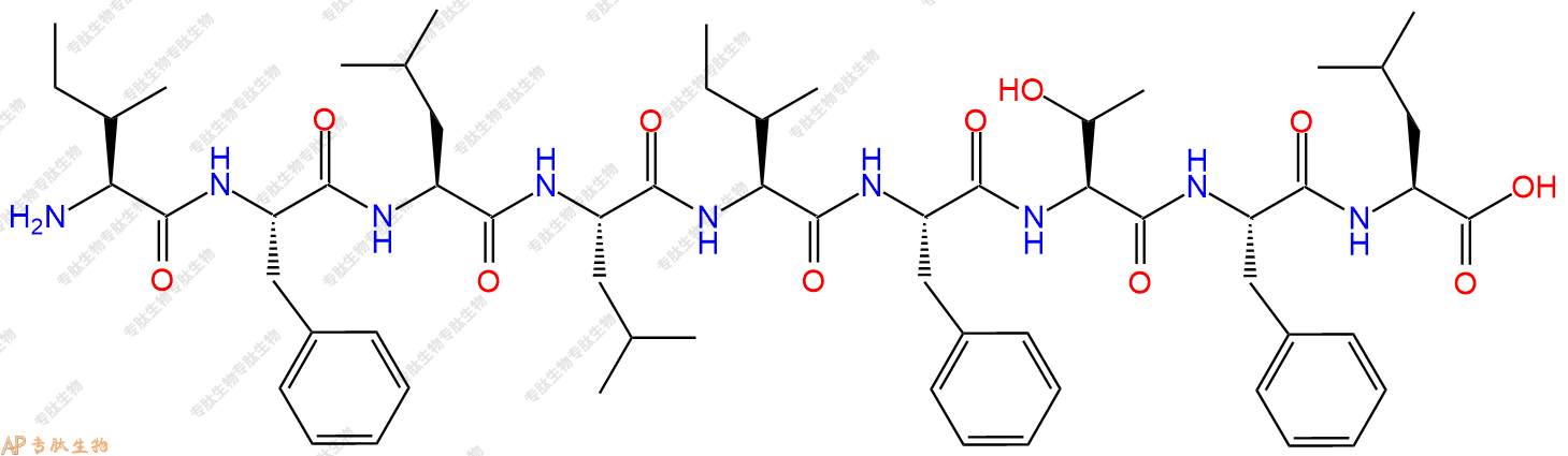 专肽生物产品H2N-Ile-Phe-Leu-Leu-Ile-Phe-Thr-Phe-Leu-COOH