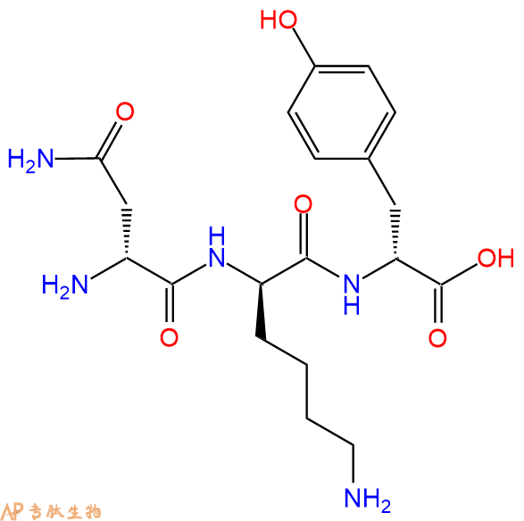 专肽生物产品H2N-DAsn-DLys-DTyr-COOH